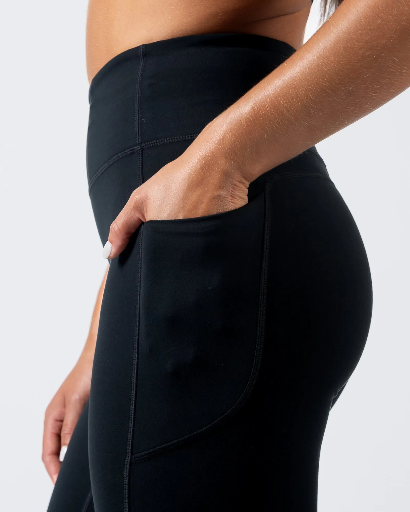 Skin High Waisted Vinyasa (Multi-Lengths) - Black