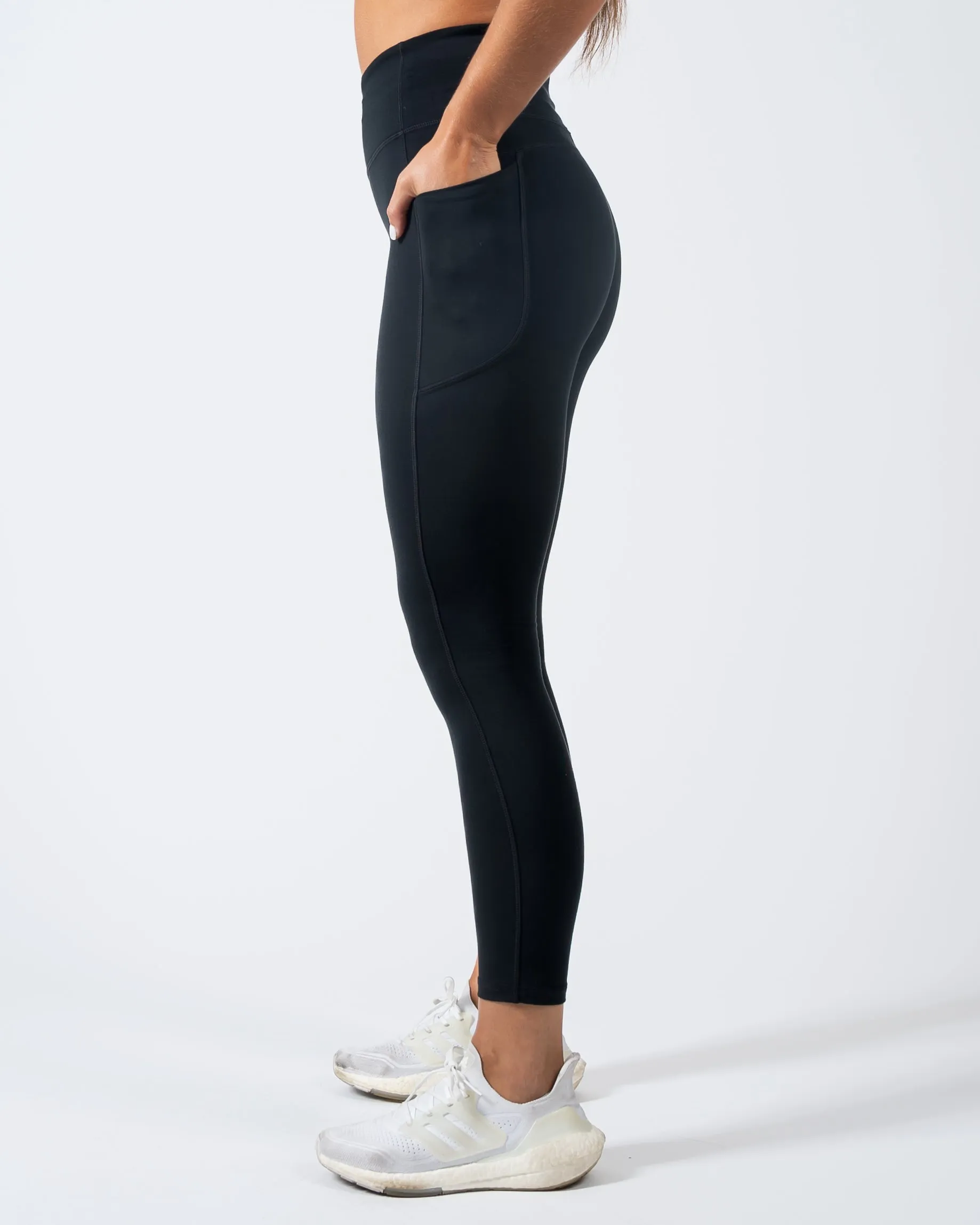 Skin High Waisted Vinyasa (Multi-Lengths) - Black