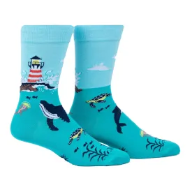 Sock It To Me Men's Crew Socks - Light Up My Life