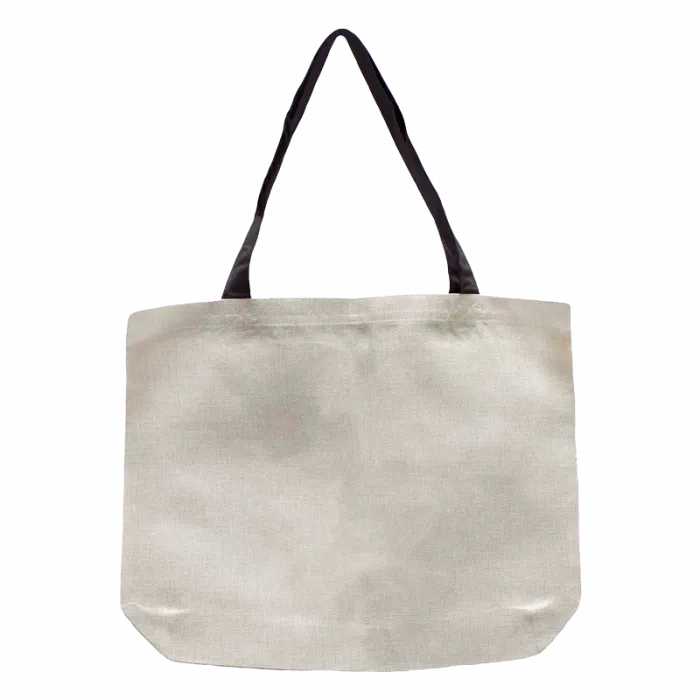 SUBLIMATION BURLAP 14” X 18” TOTE BAG