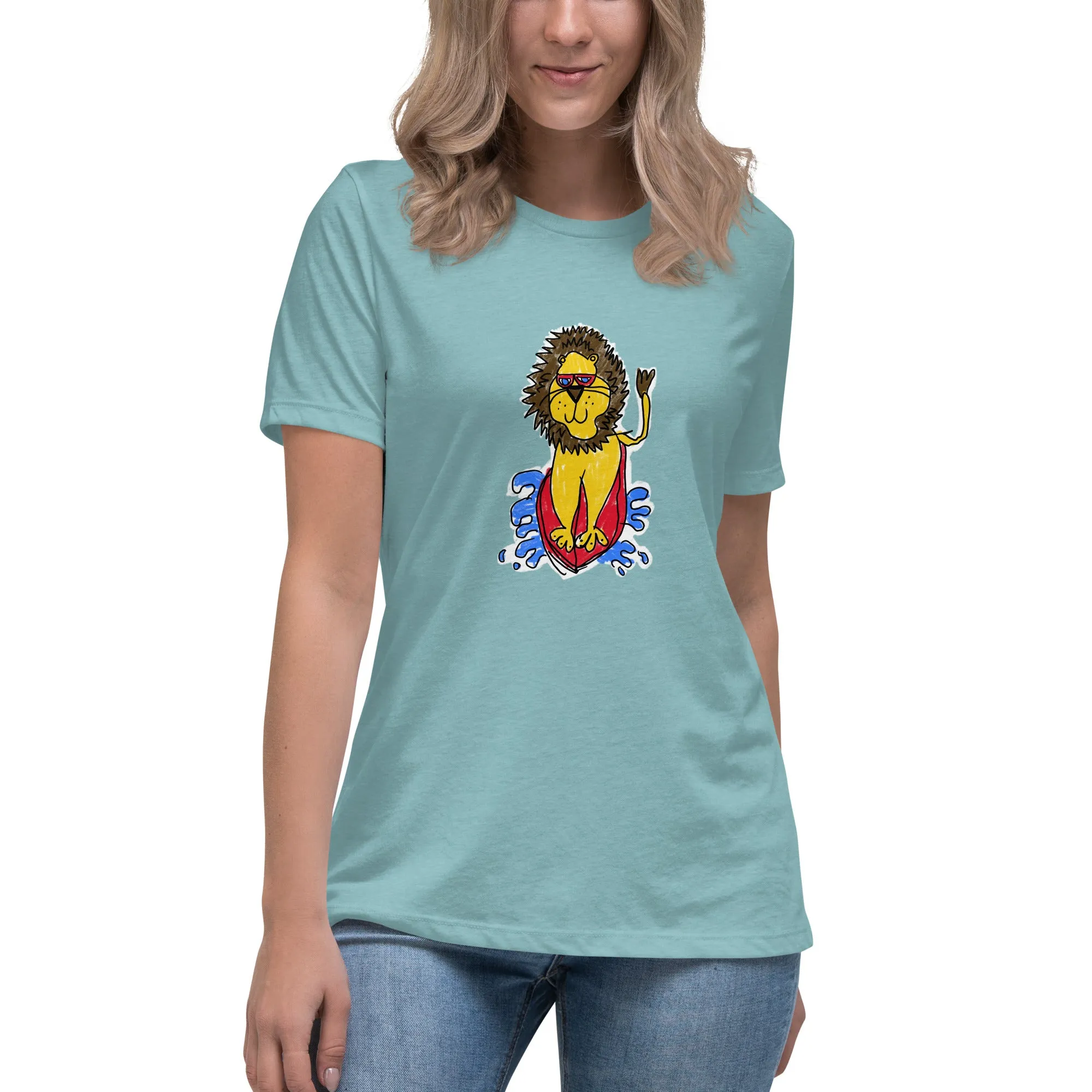 Surf Lion Women's Relaxed Tee