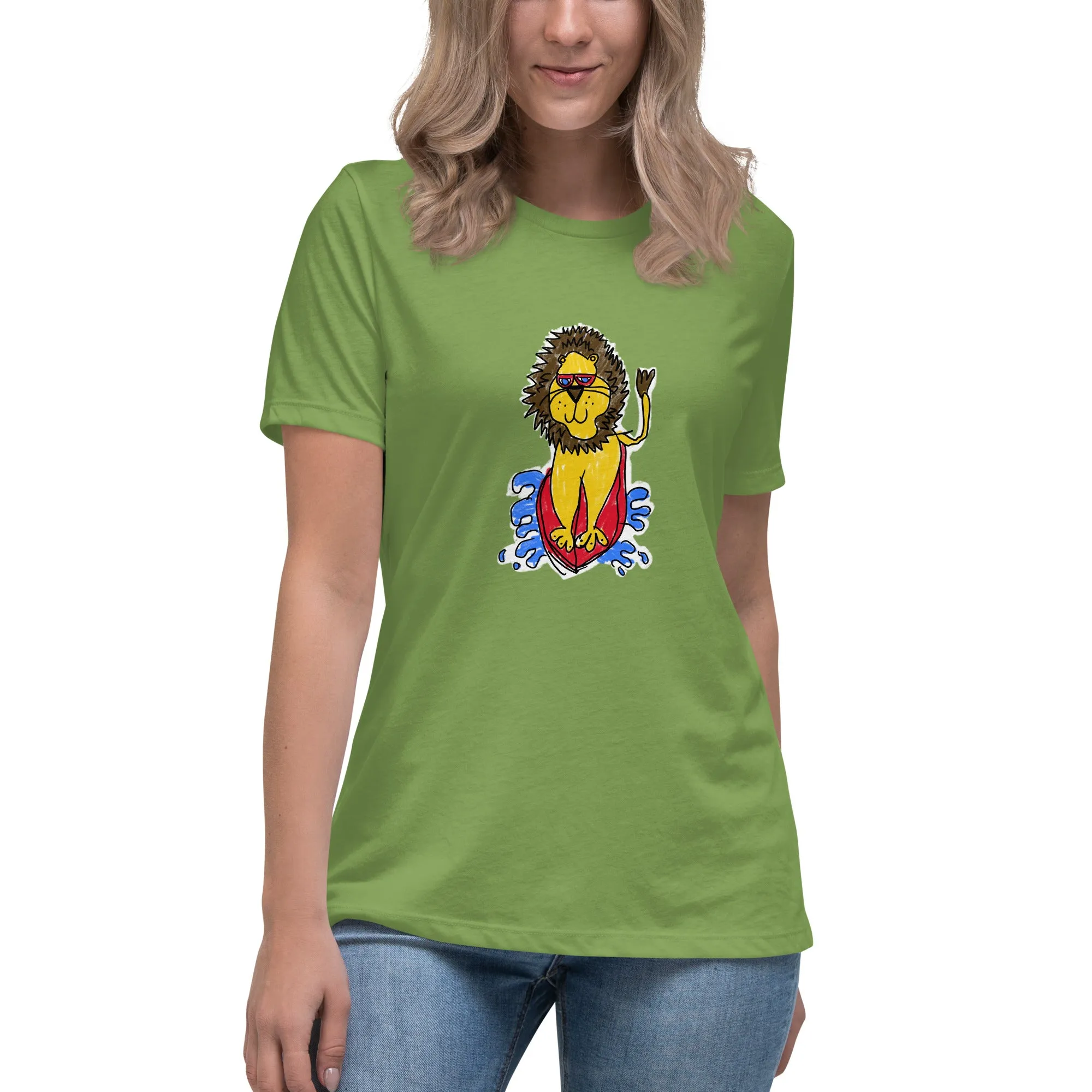 Surf Lion Women's Relaxed Tee