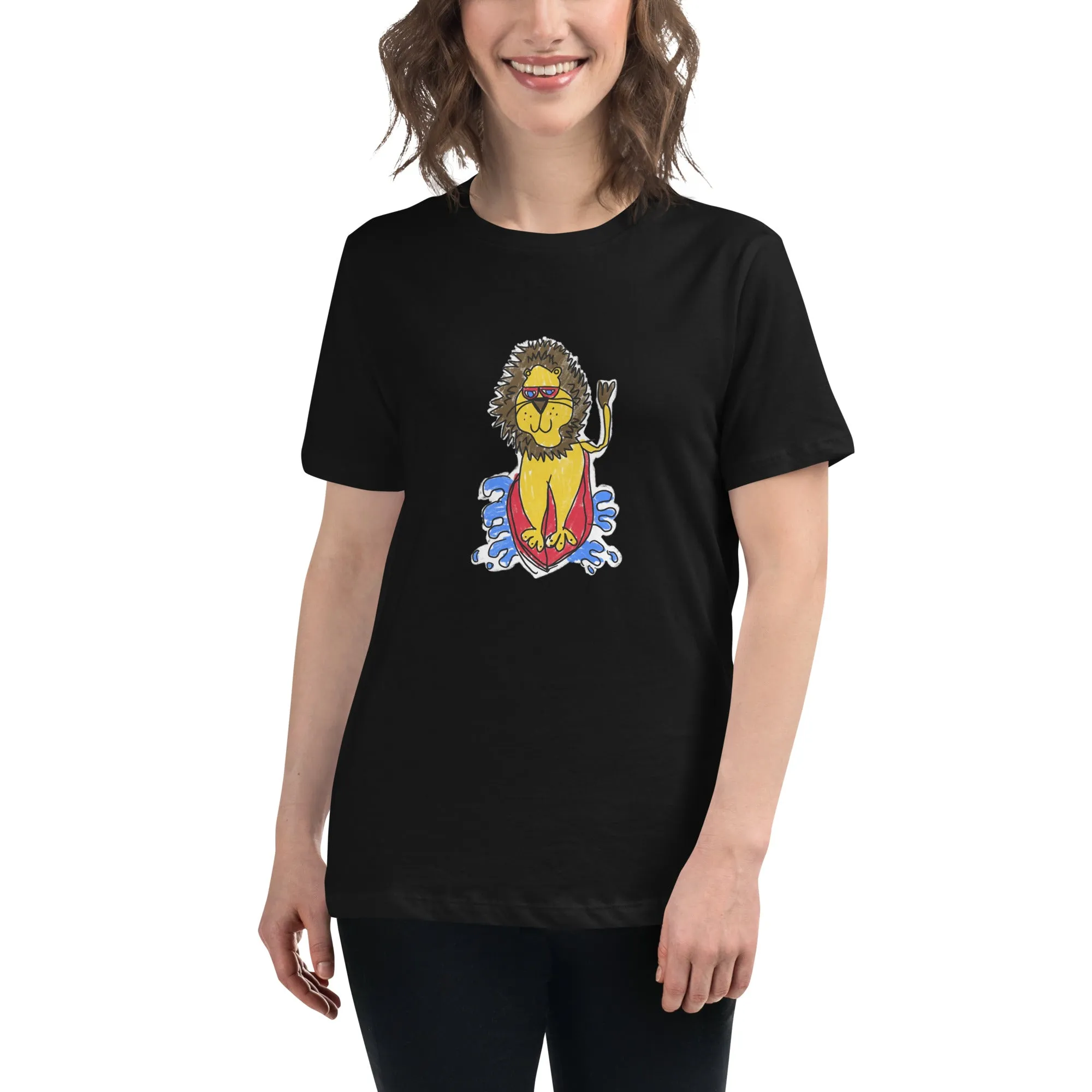 Surf Lion Women's Relaxed Tee