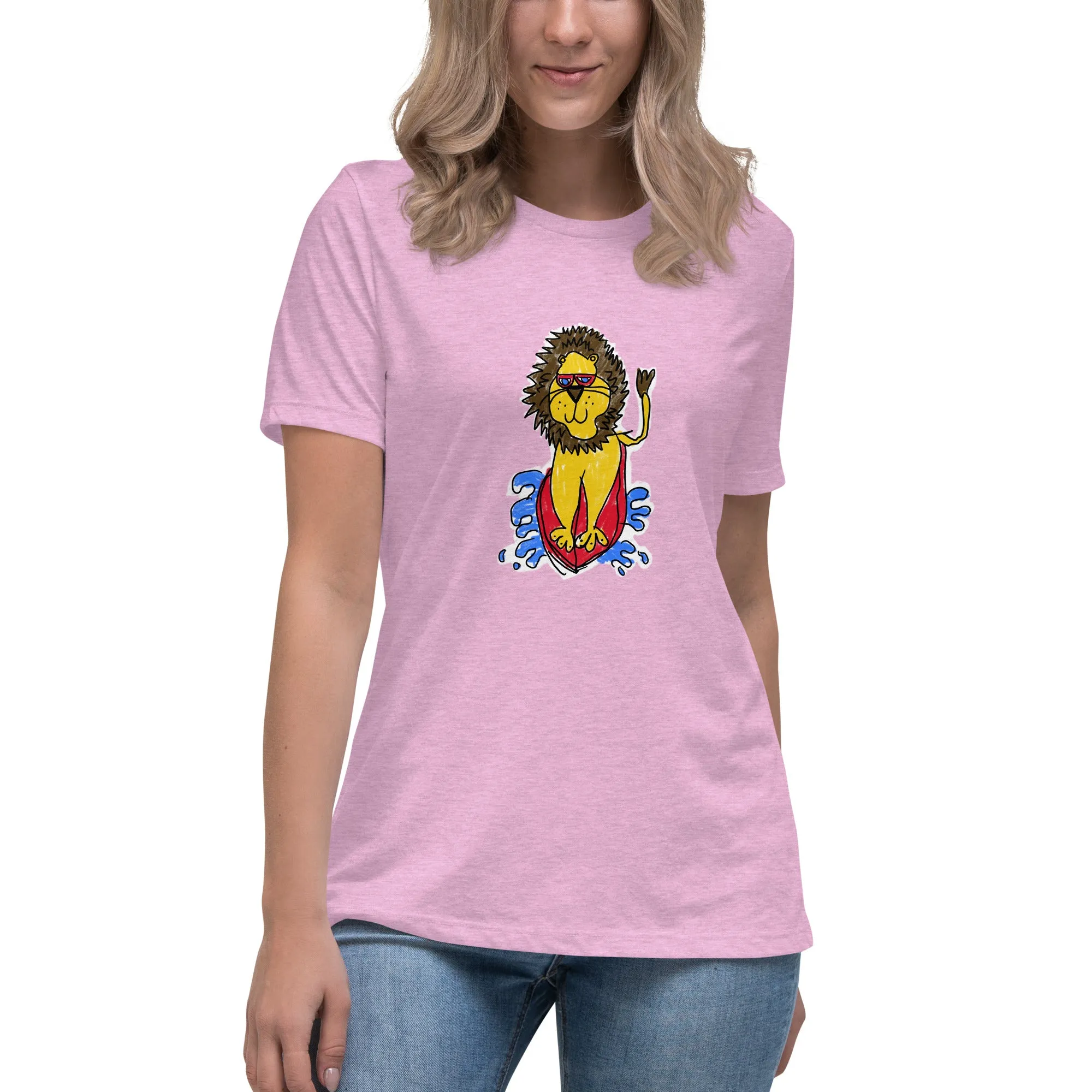 Surf Lion Women's Relaxed Tee