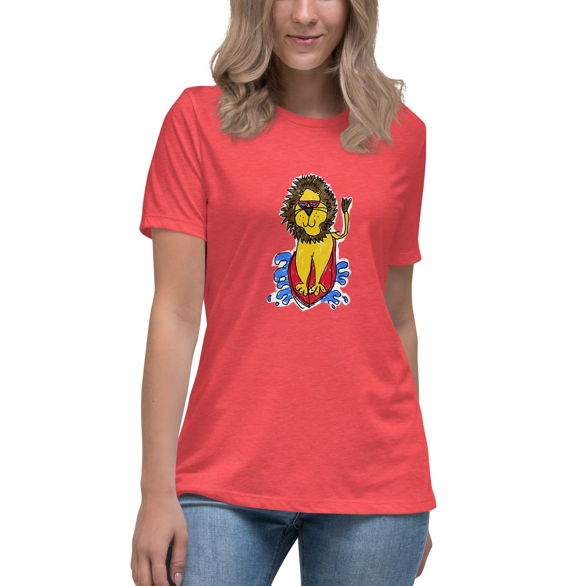 Surf Lion Women's Relaxed Tee