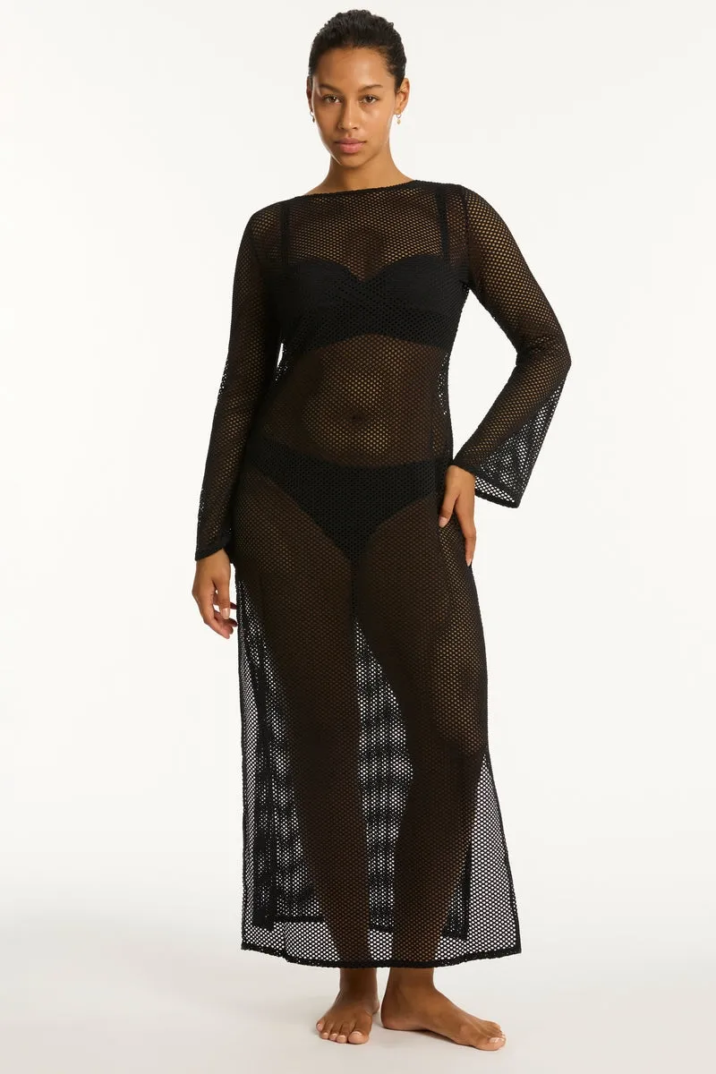 Surf Mesh Long Dress