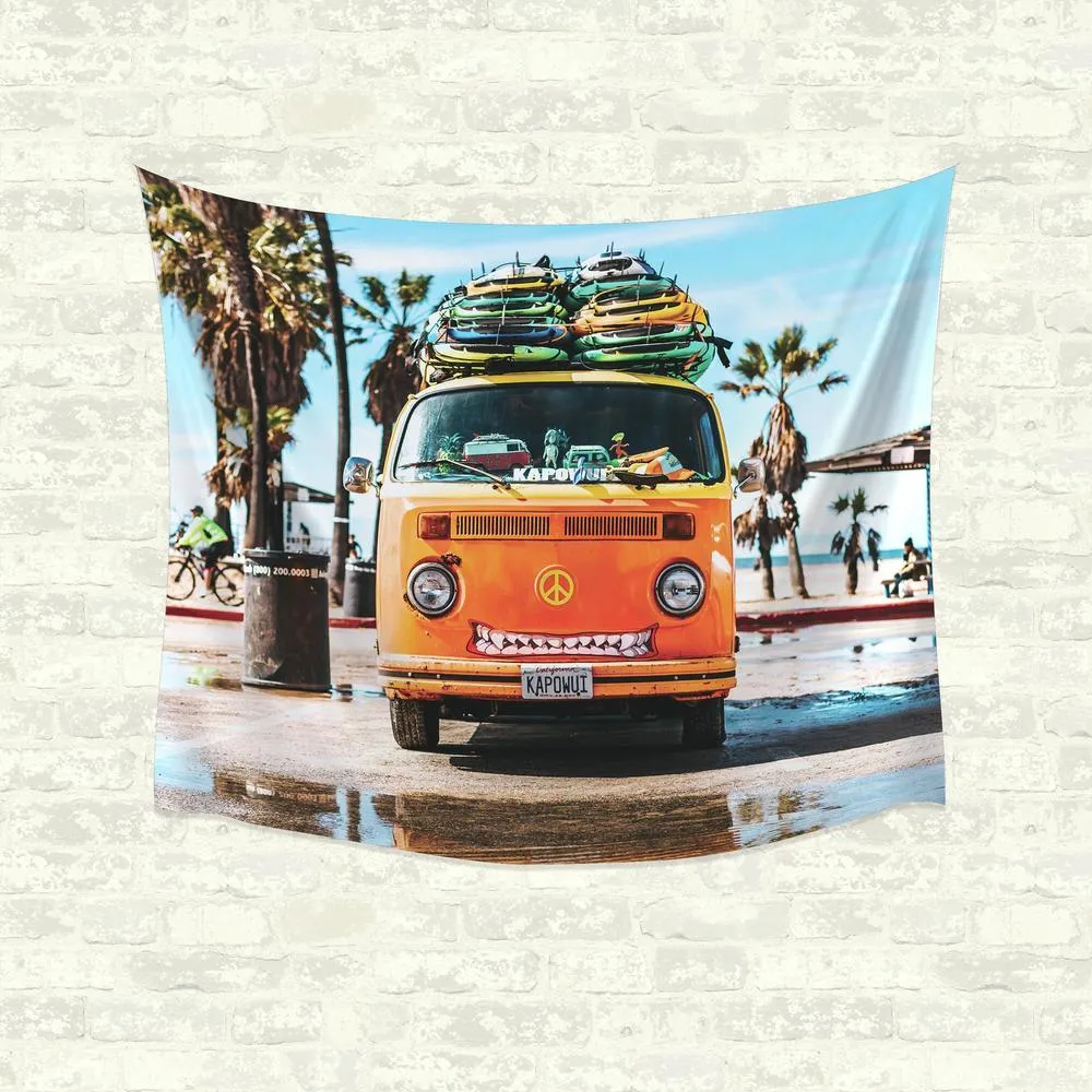 Surf Van Large Tapestry