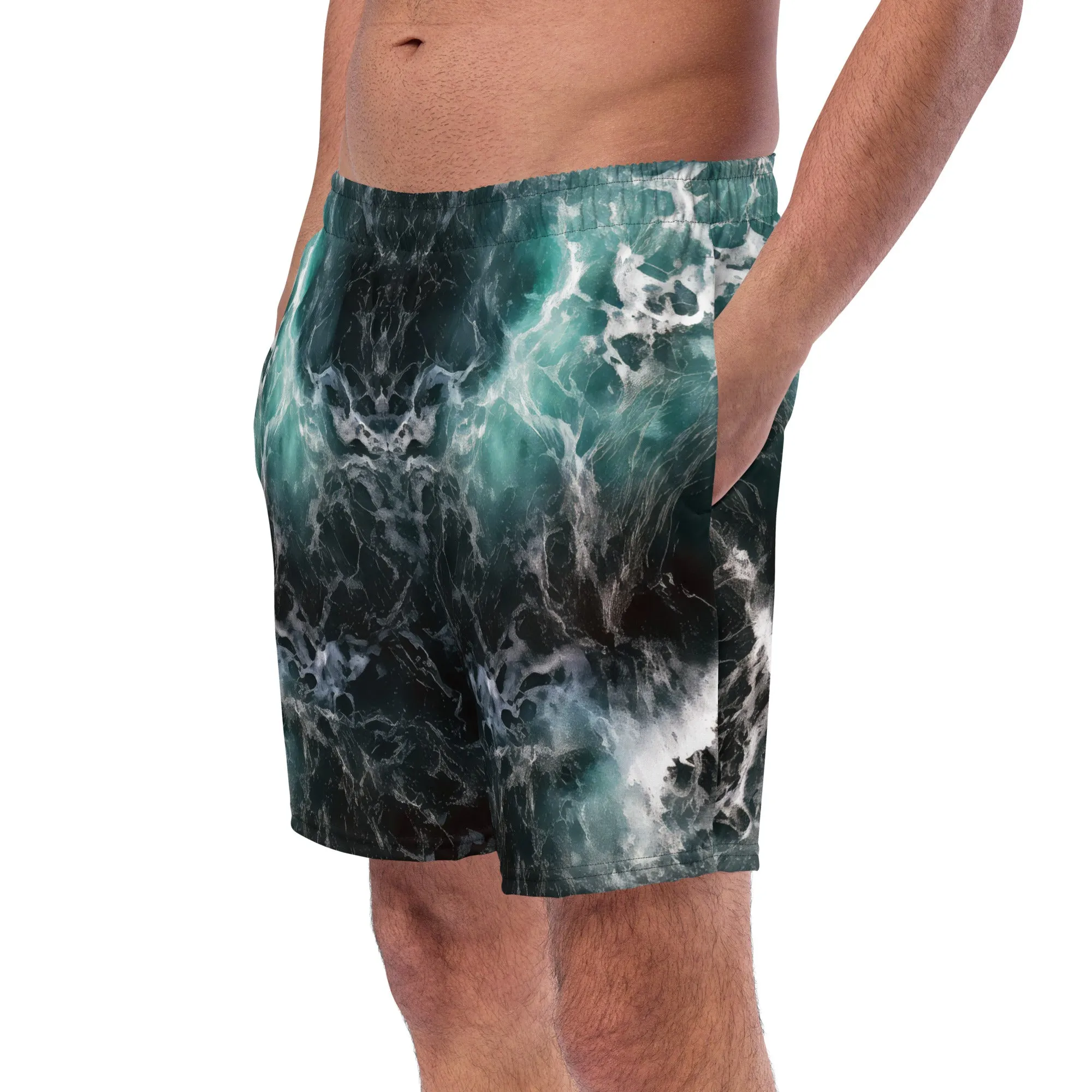 Swim Trunk Stormy Ocean