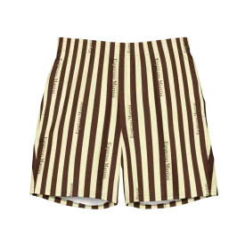 The Espresso Martini Striped swim trunks