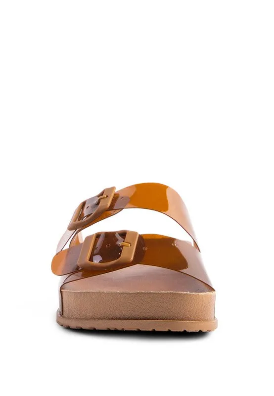 Tommy Buckled Slide Sandal