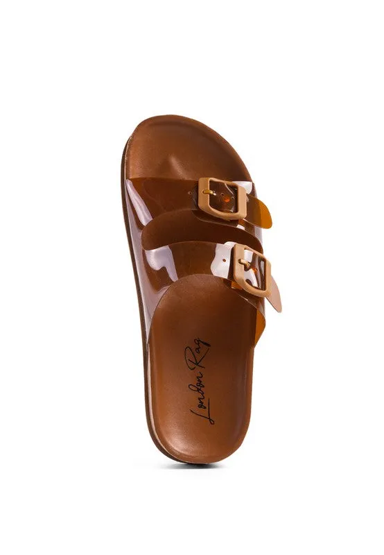 Tommy Buckled Slide Sandal