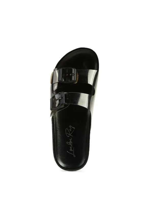 Tommy Buckled Slide Sandal