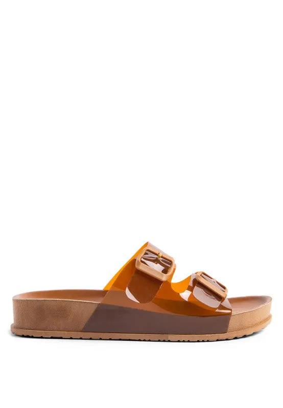 Tommy Buckled Slide Sandal