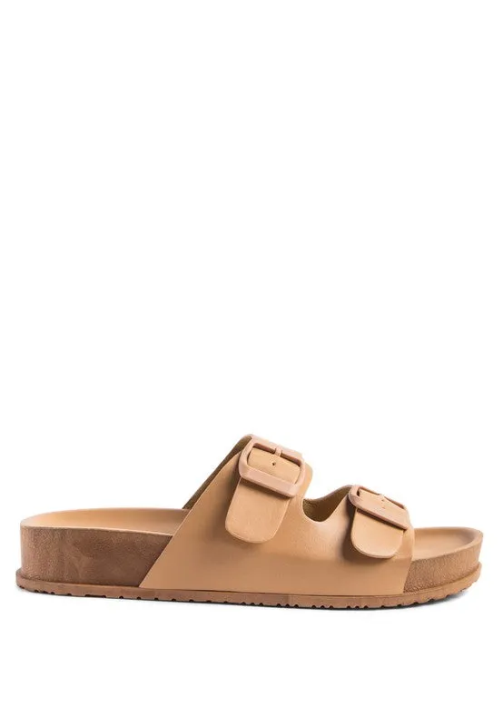 Tommy Buckled Slide Sandal