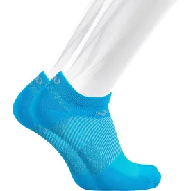 Unisex OS1st FS4 No Show Plantar Fasciitis Socks Pair Aqua