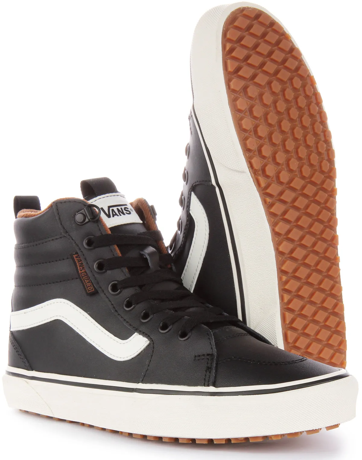 Vans Filmore Hi Vegan In Black White For Men