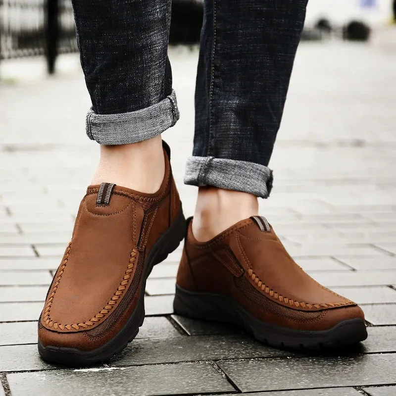 Vintage Breathable Loafers Shoes