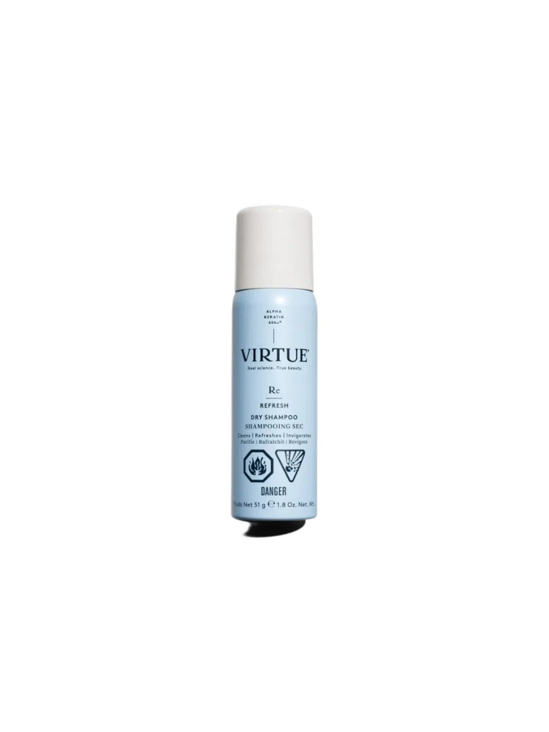 Virtue dry shampoo travel