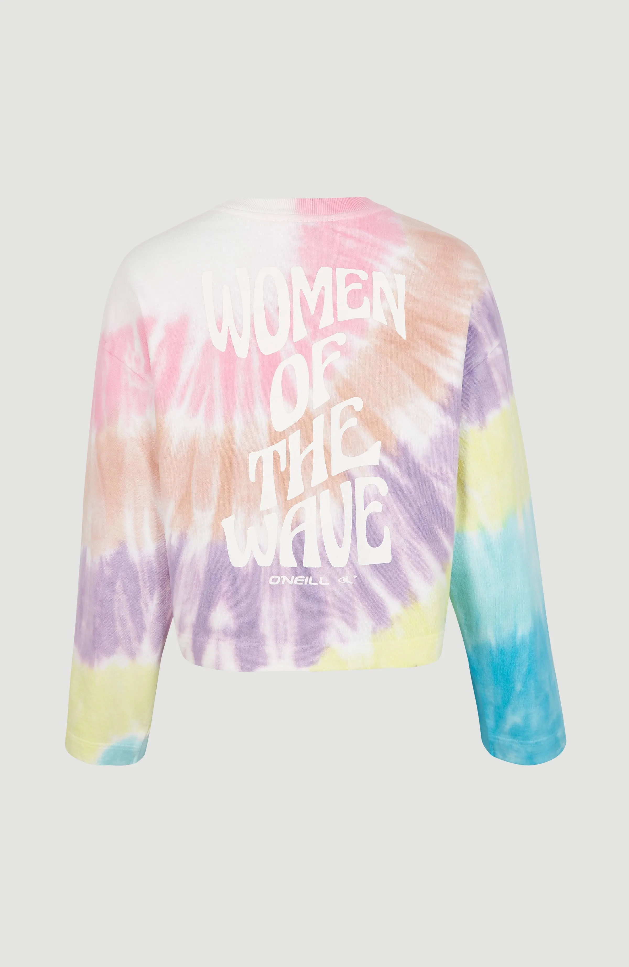 Women Of The Wave Crew Sweatshirt | Blue Tie Dye