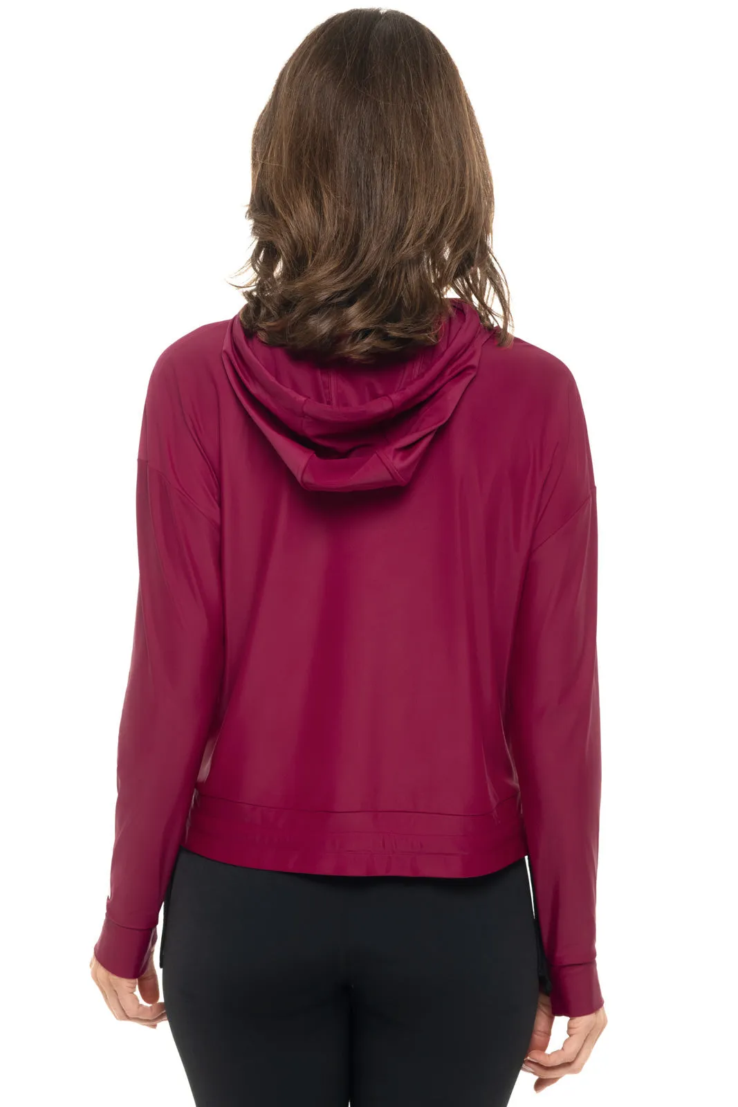 Women's Waikal Swim Hoodie | Red Crush