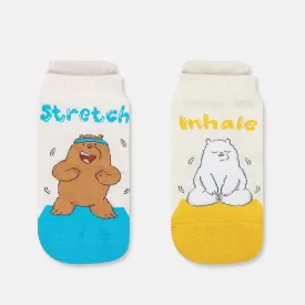 Women’s We Bare Bears Themed Yoga Socks