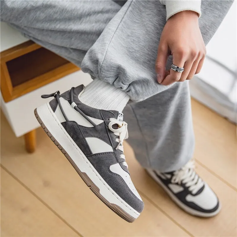 xiangtuibao Student Casual Breathable Flat Shoes Men's Trendy Shoes New Trend All-match Small White Shoes Running Casual Men's Shoes