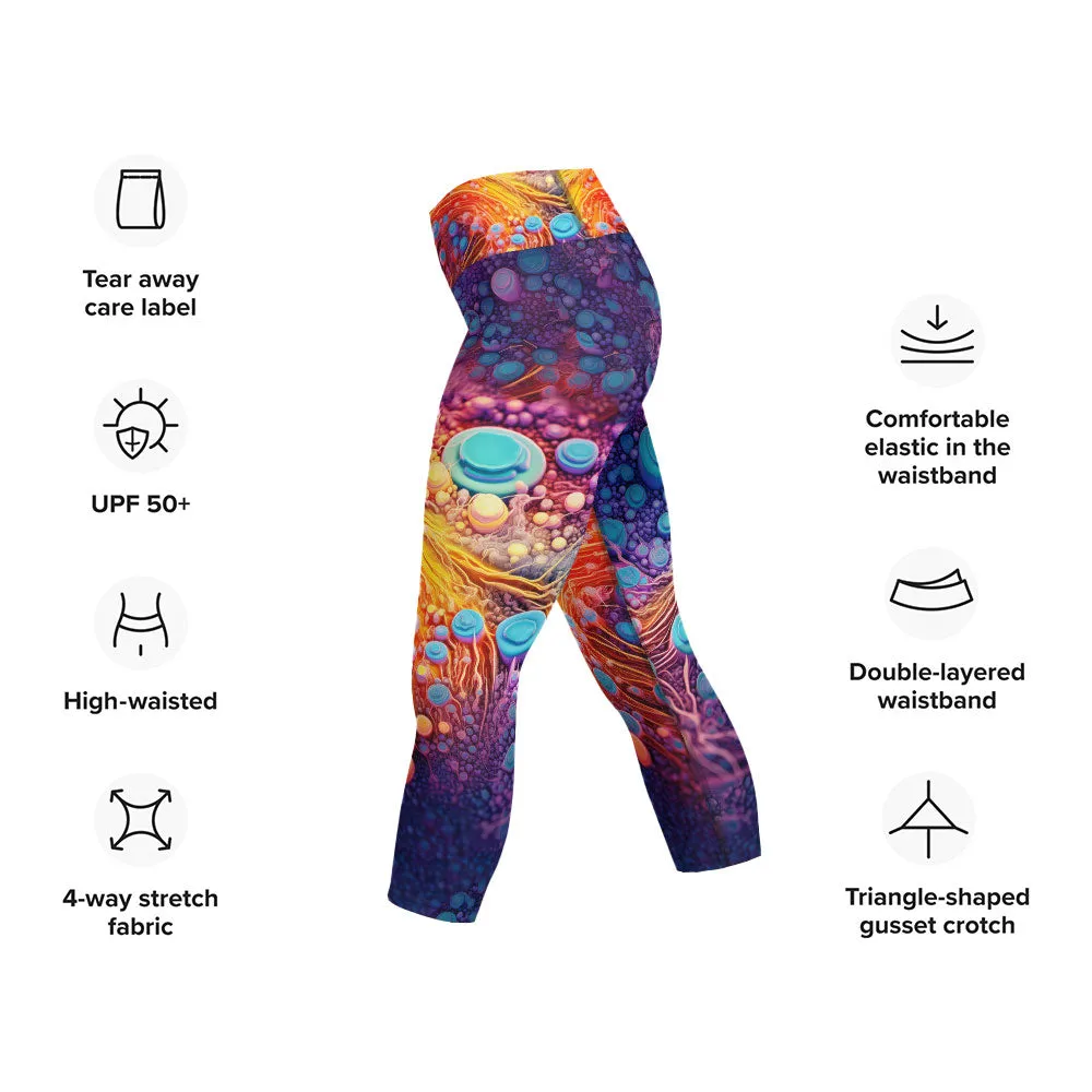 Yoga Capri Leggings Living Cocktail