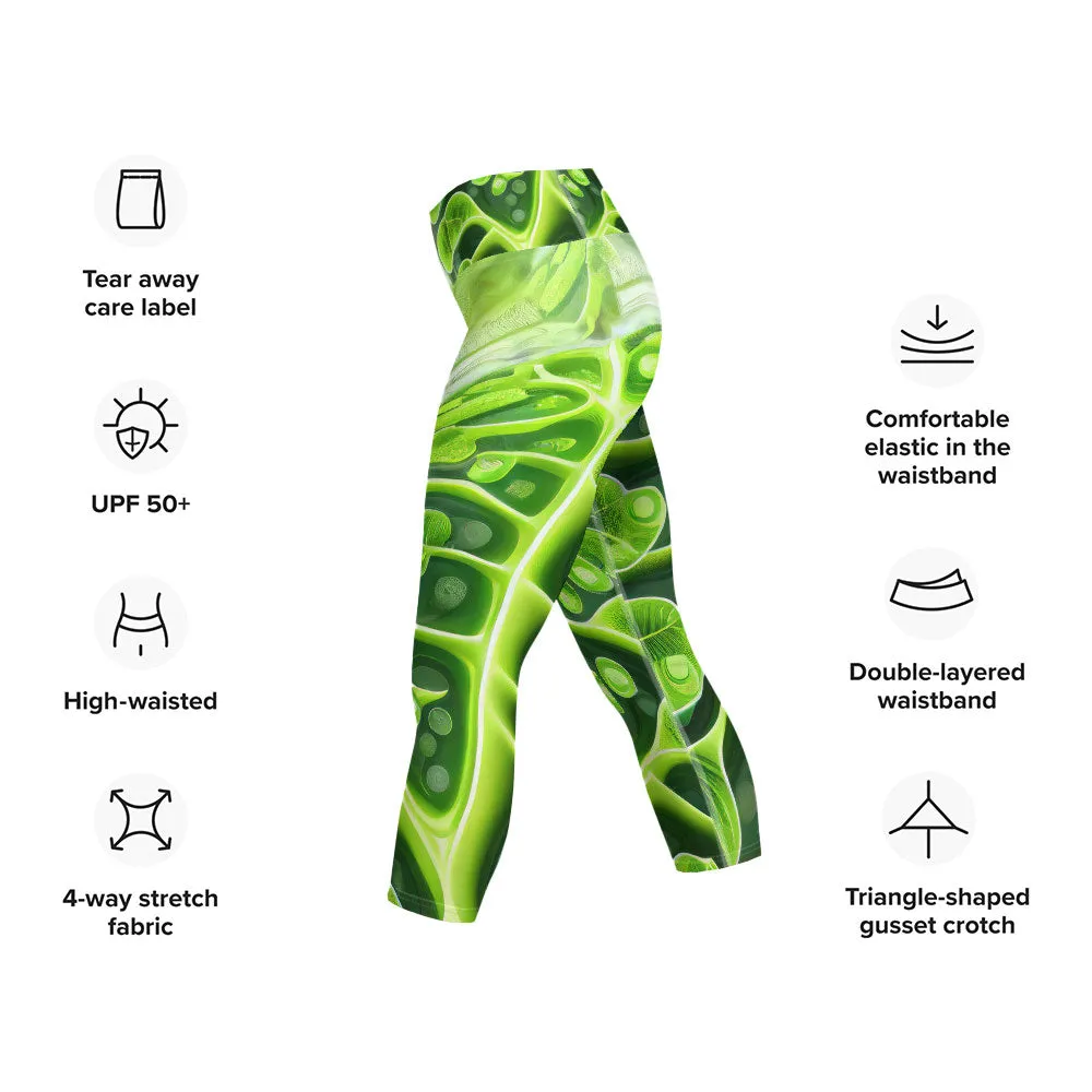 Yoga Capri Leggings Photosynthesis