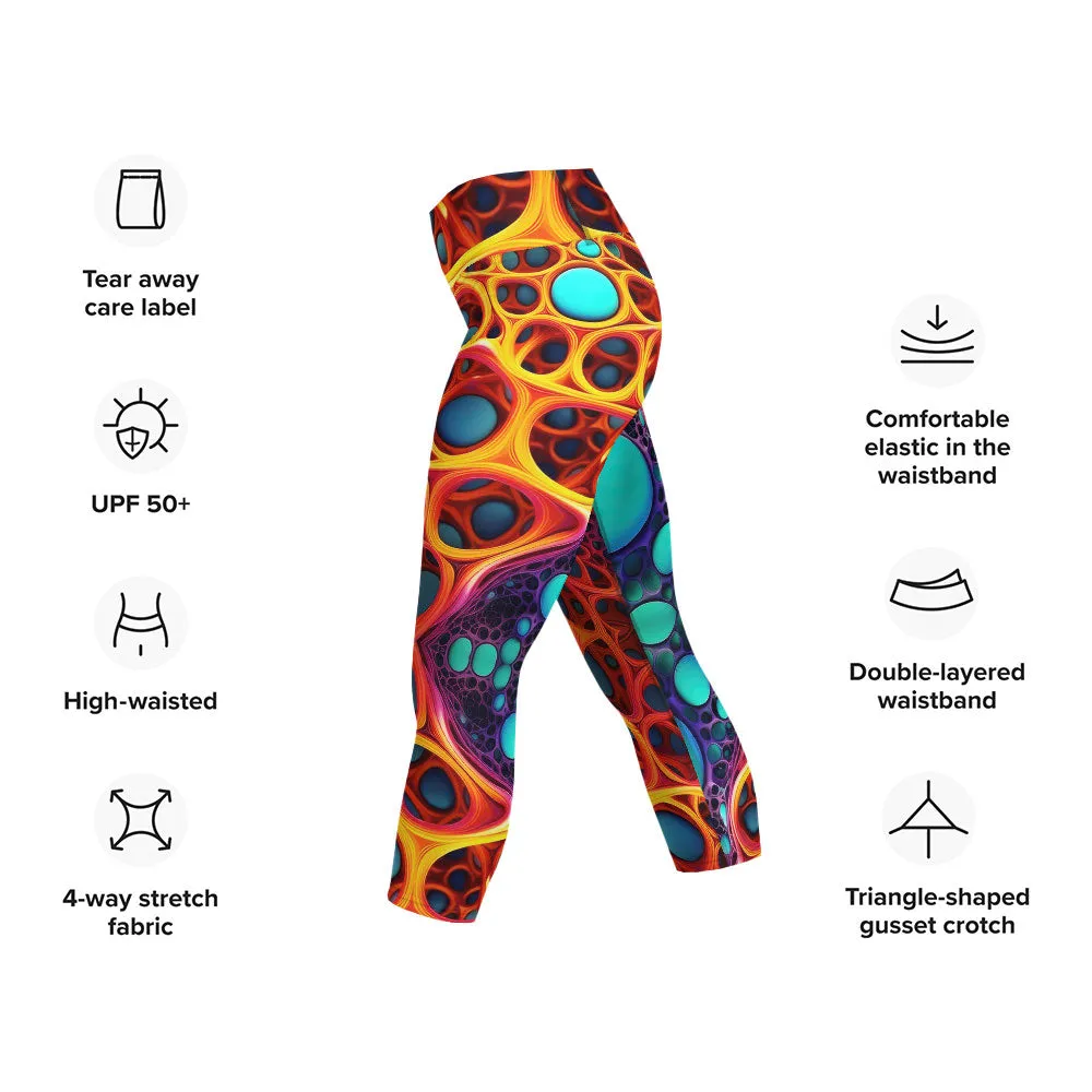 Yoga Capri Leggings Pores & Channels