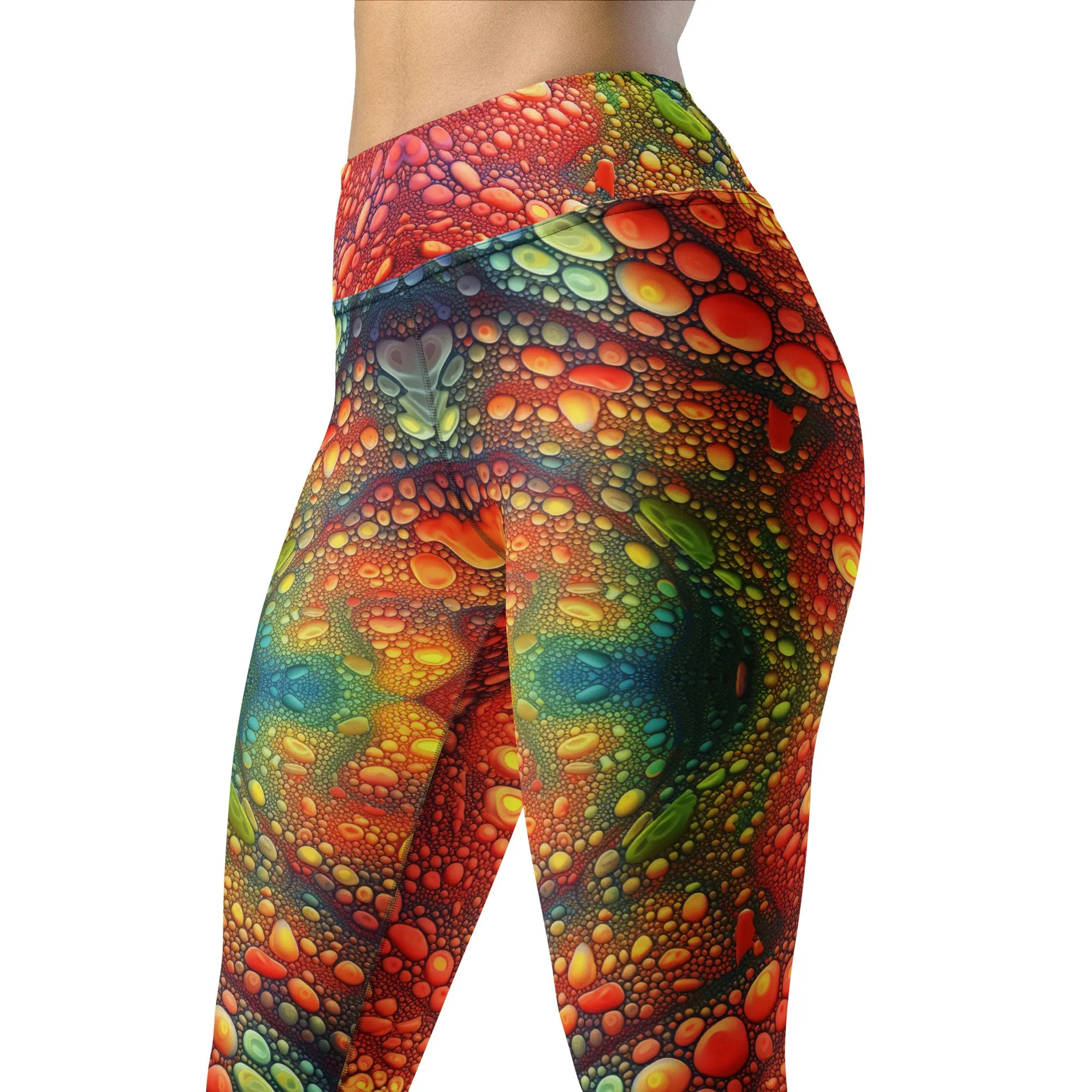 Yoga Leggings Rainbow Surface