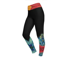 Yoga Leggings Tropical Cells