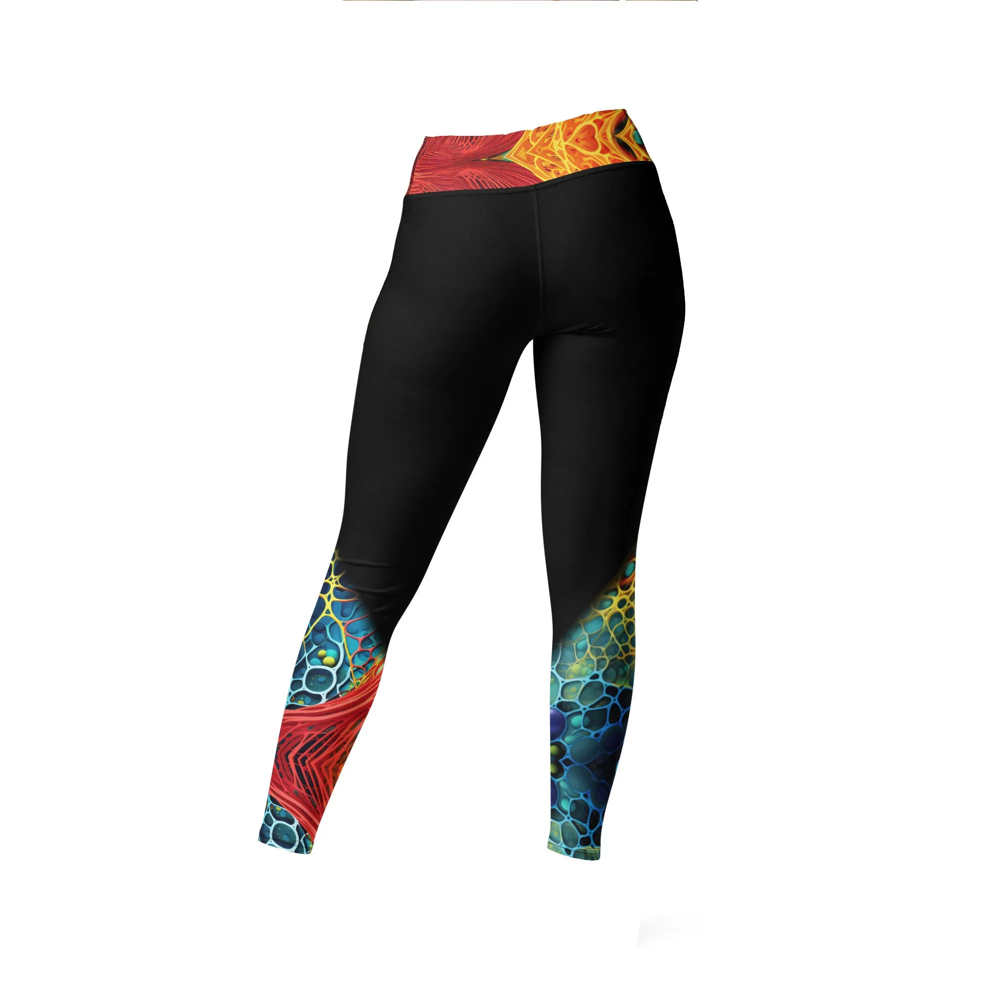 Yoga Leggings Tropical Cells