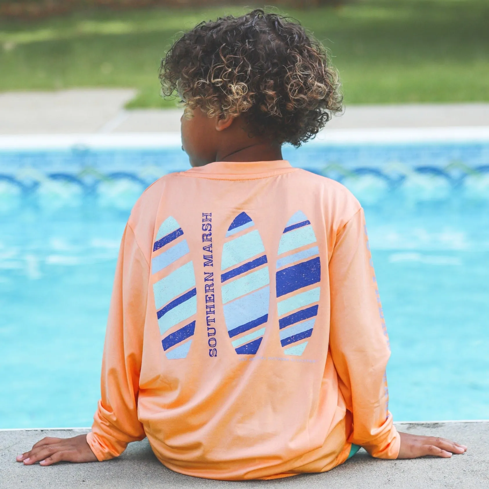 Youth FieldTec™ Featherlight Tee - Surf Trio - Long Sleeve